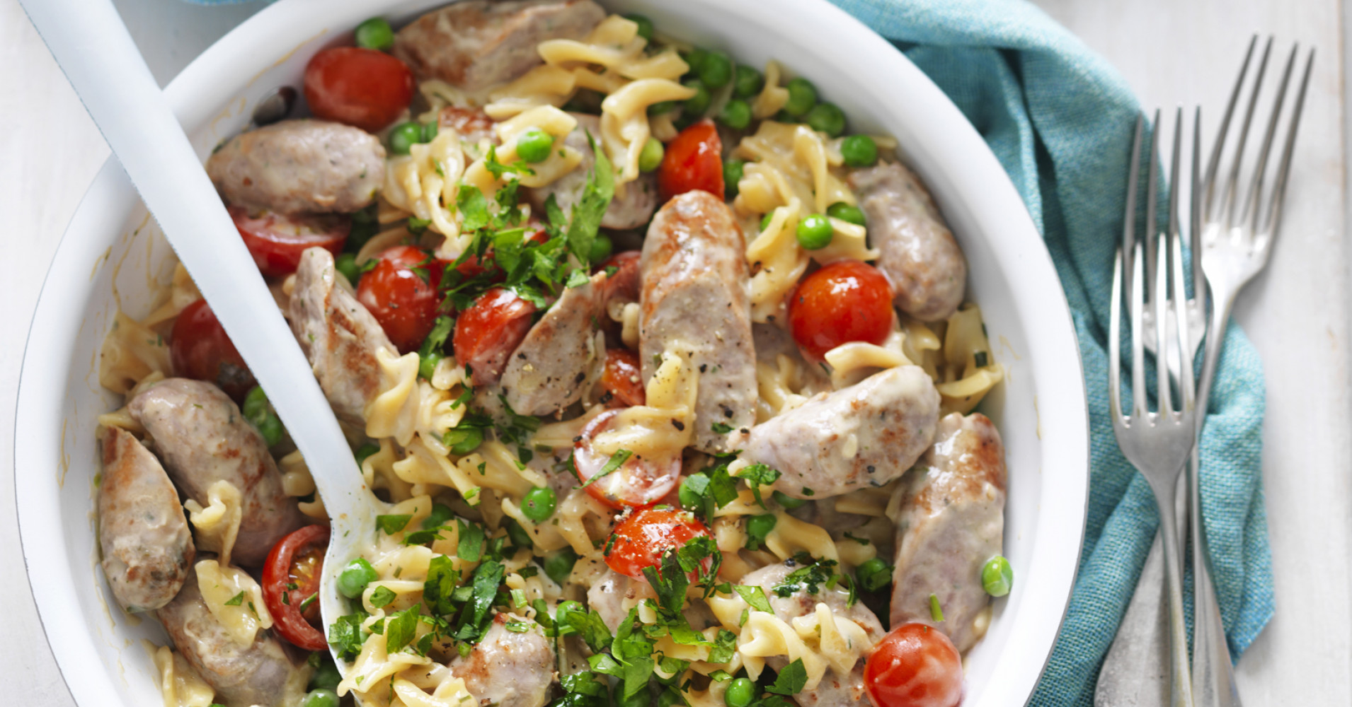 Pork and Fennel Sausage Pasta Recipe | myfoodbook | Continental pasta and sauce