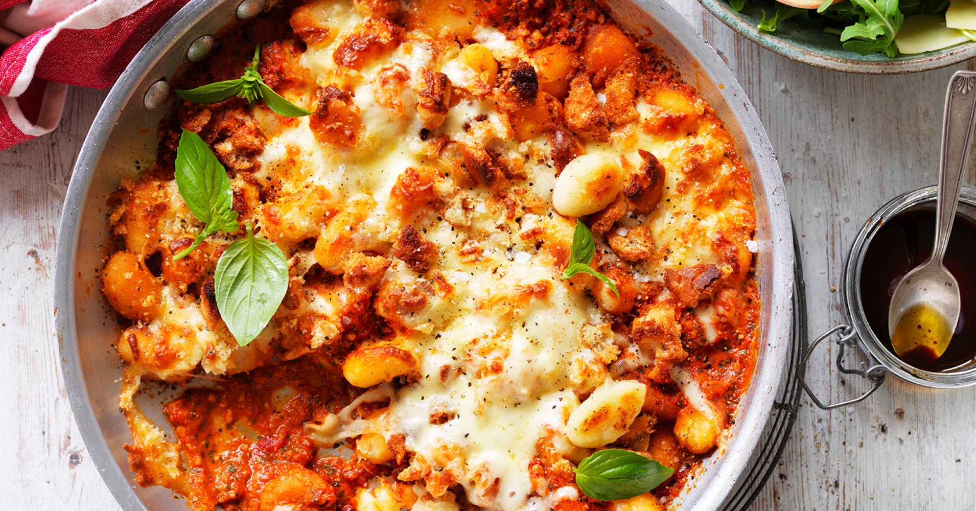 Gnocchi with Quick Romesco Sauce Recipe | myfoodbook