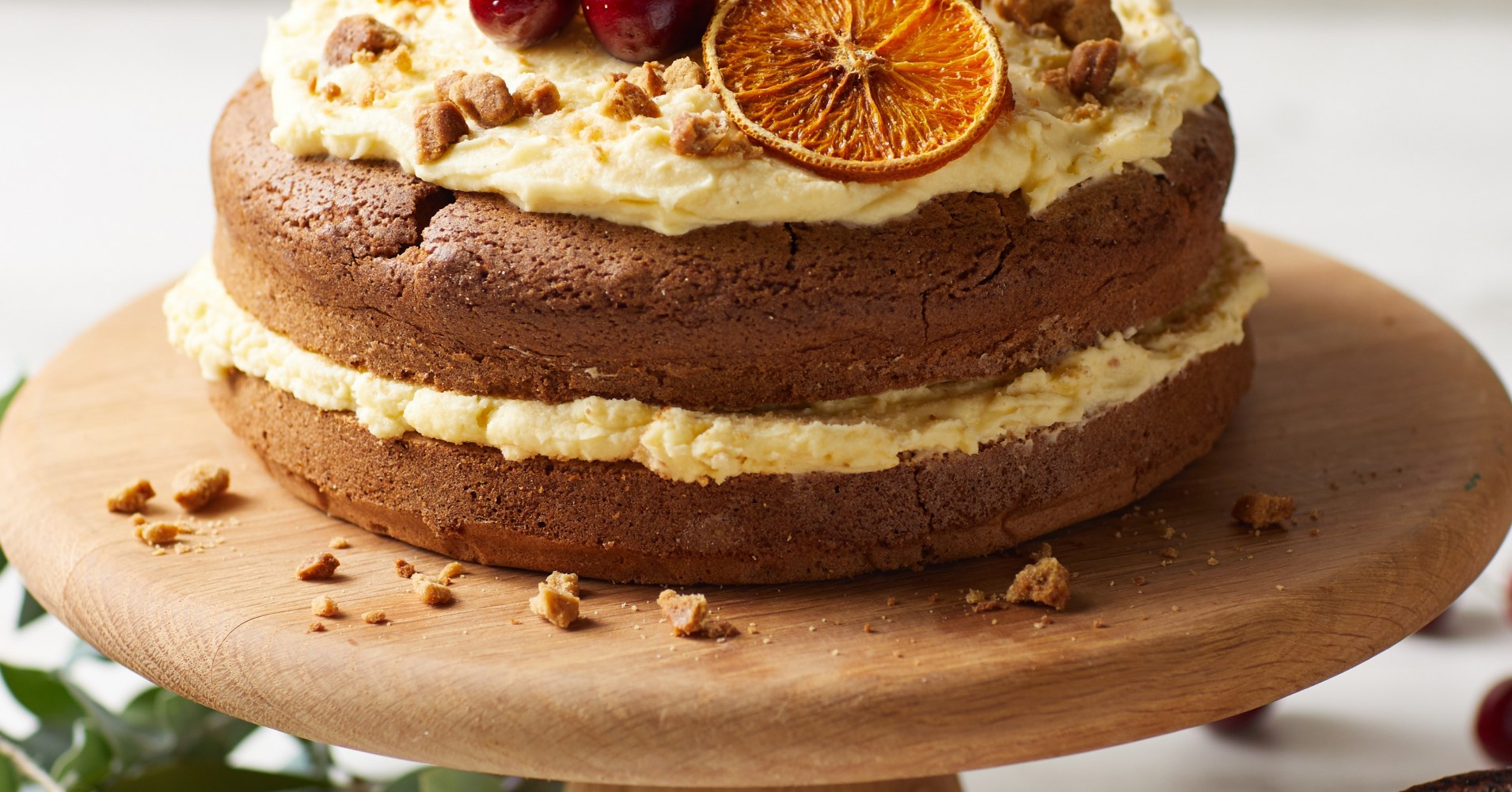 Golden Brown Gingerbread Cake (low-sugar) Recipe | myfoodbook