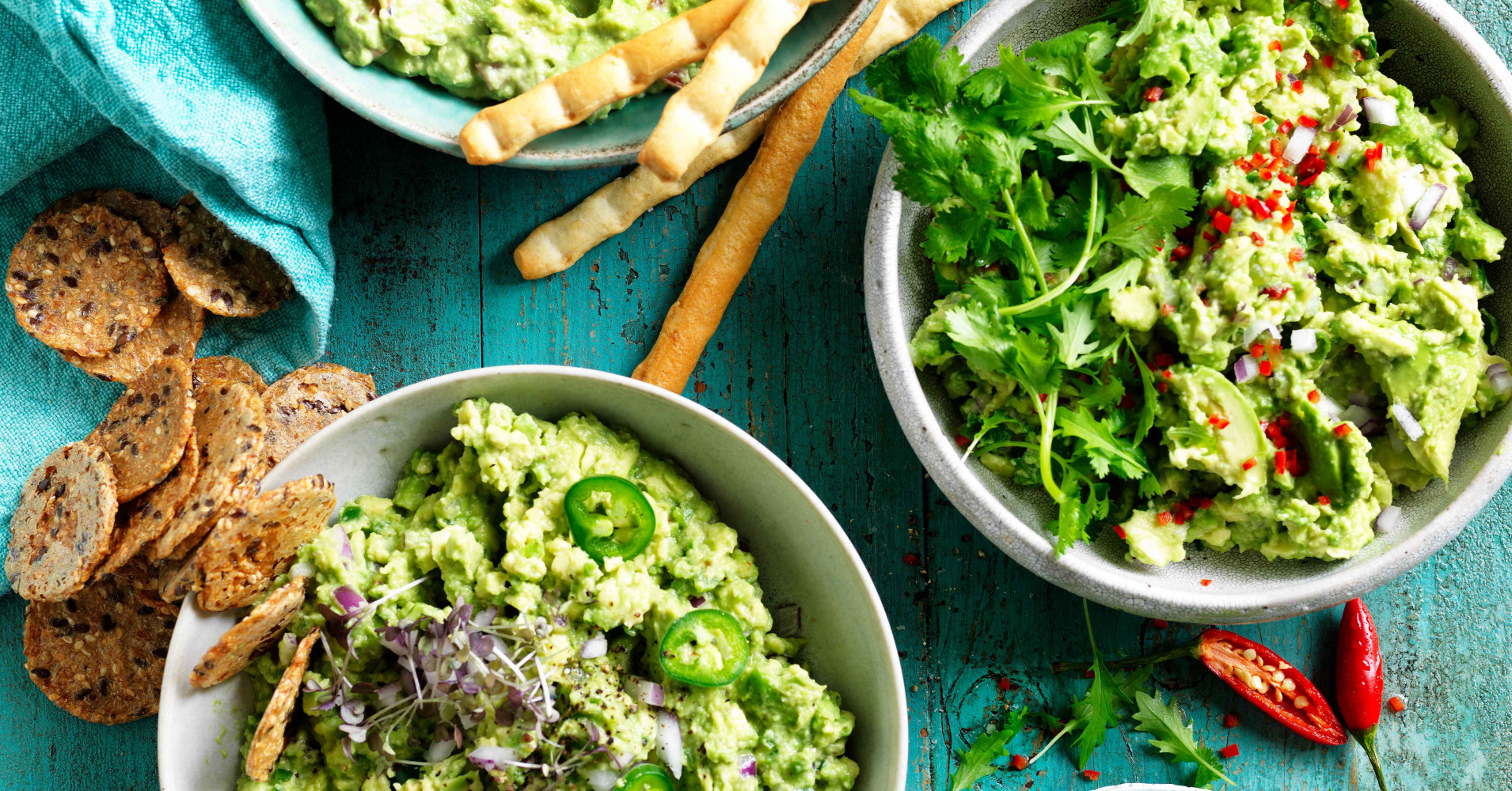 Guacamole: 3 Ways Recipe | myfoodbook