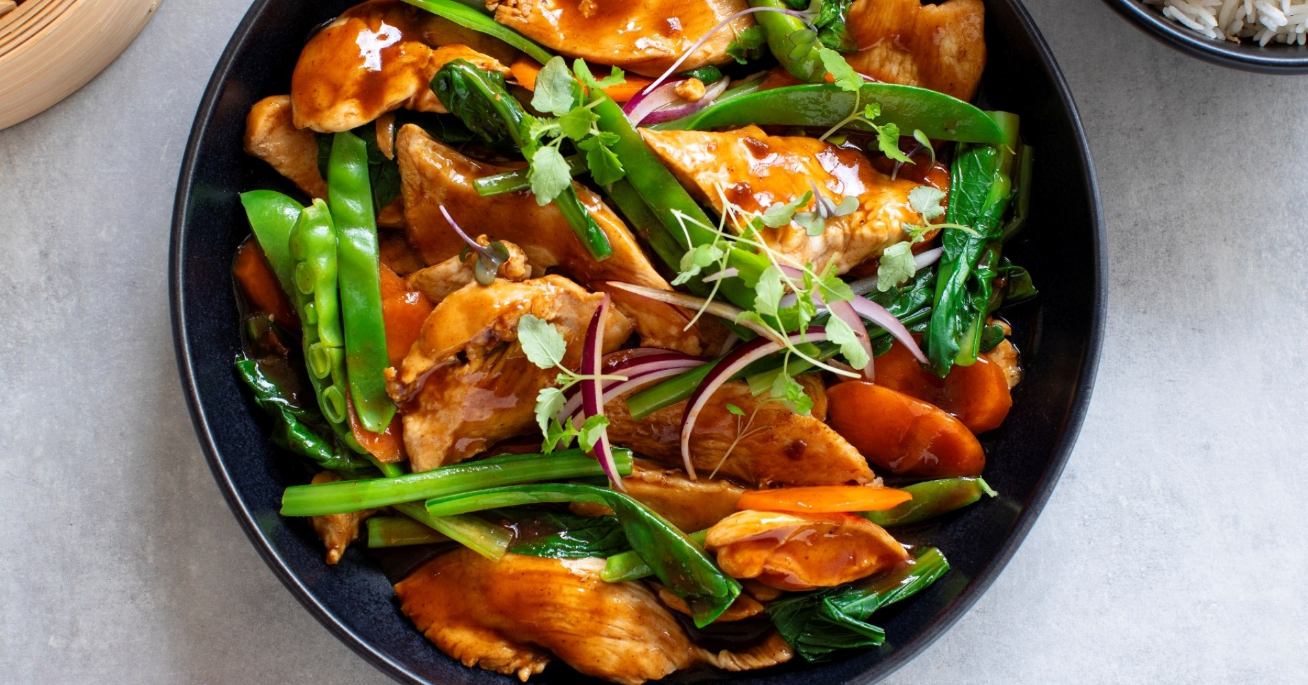 Hoisin & Garlic Stir-Fry Recipe | myfoodbook | Chicken and Vegetable Stir-fry