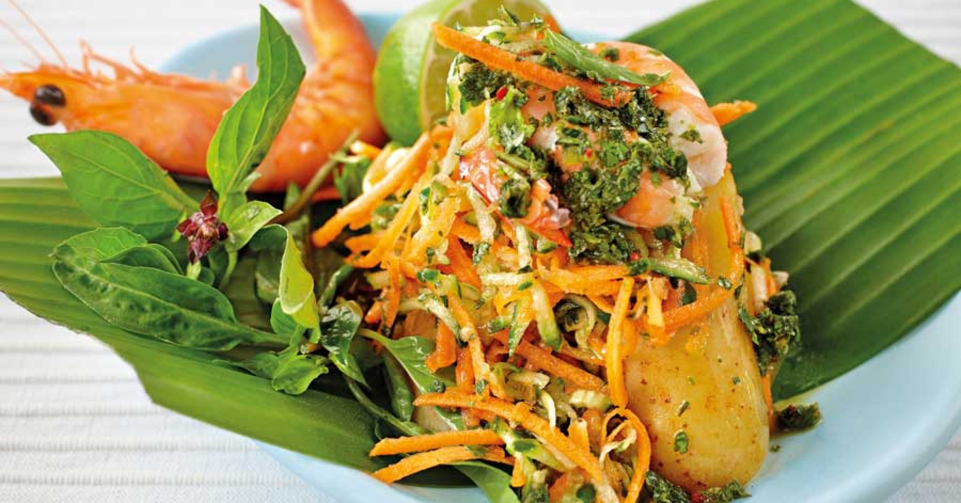 Prawn and Potato Salad Recipe | myfoodbook | Easy Summer salad recipe