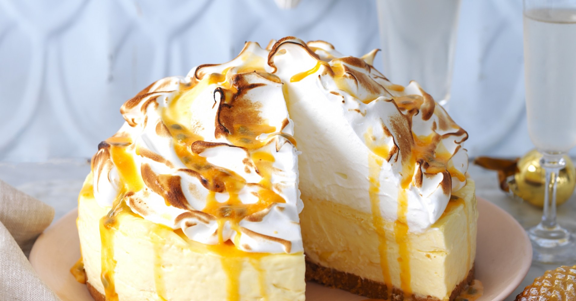 Lemon Meringue Cheesecake Recipe | myfoodbook