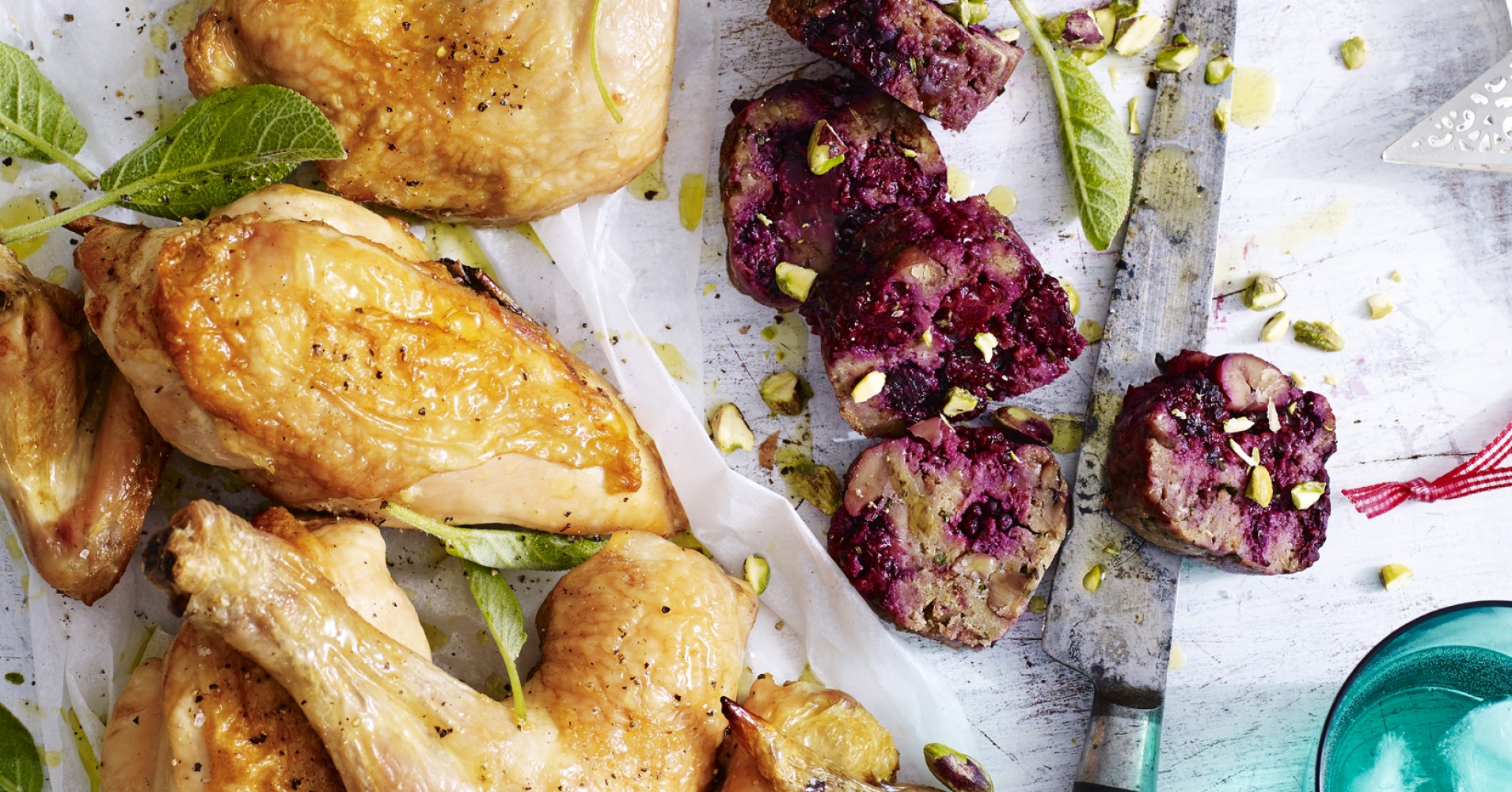 Chestnut, Blackberry and Sour Dough Stuffing Recipe | myfoodbook | Chicken stuffing Christmas recipe
