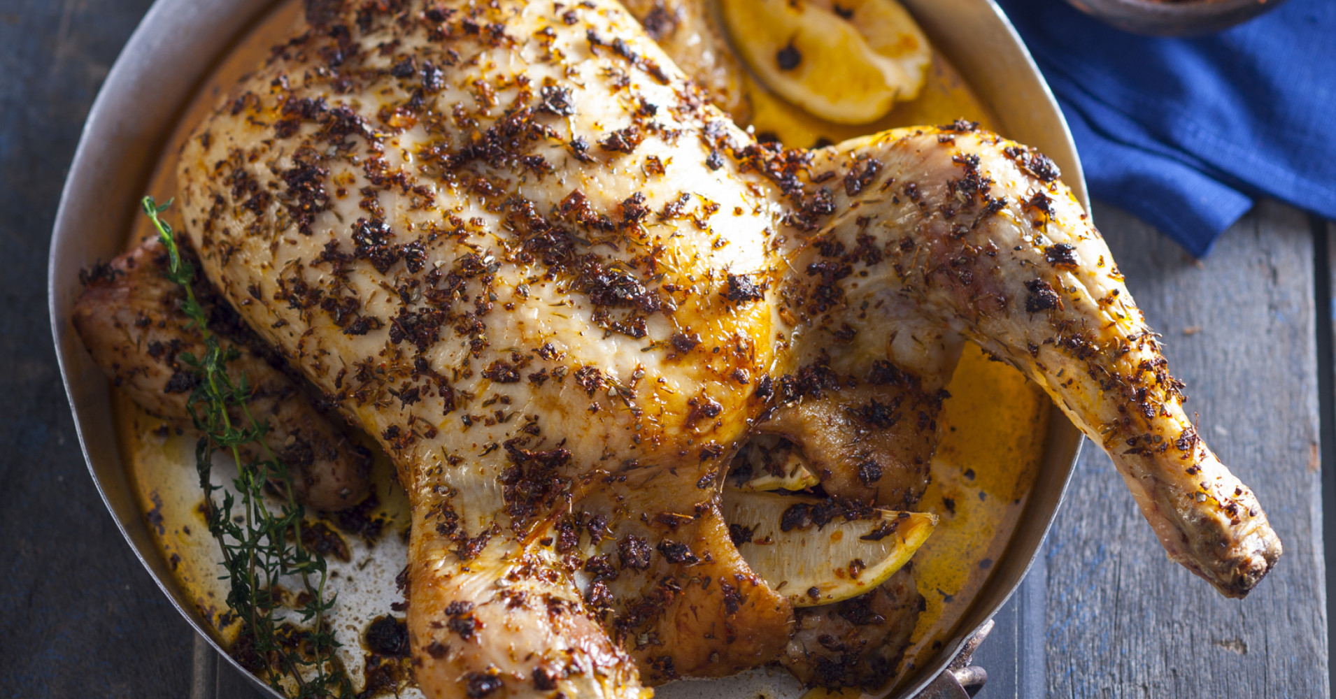 Cajun Rub Roast Recipe | myfoodbook | Roast Chicken Recipe
