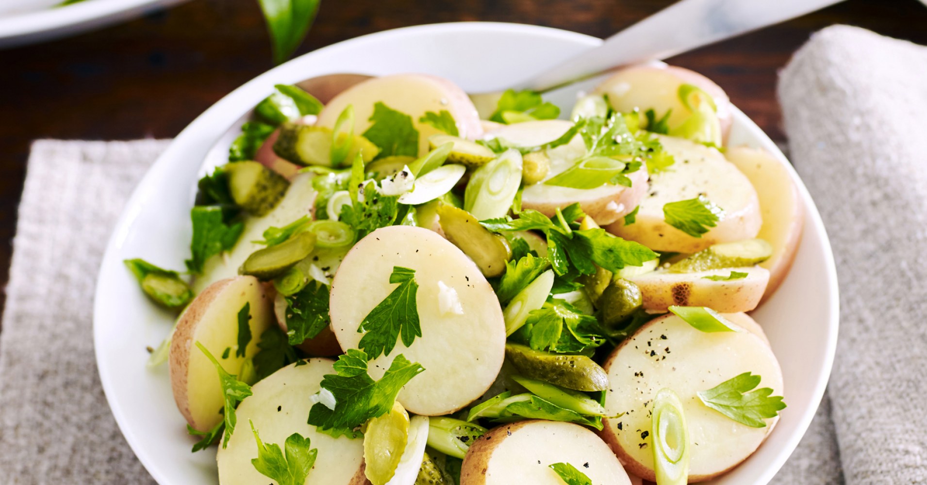 Potato & Baby Cucumber Salad Recipe | myfoodbook | Easy potato salad recipe