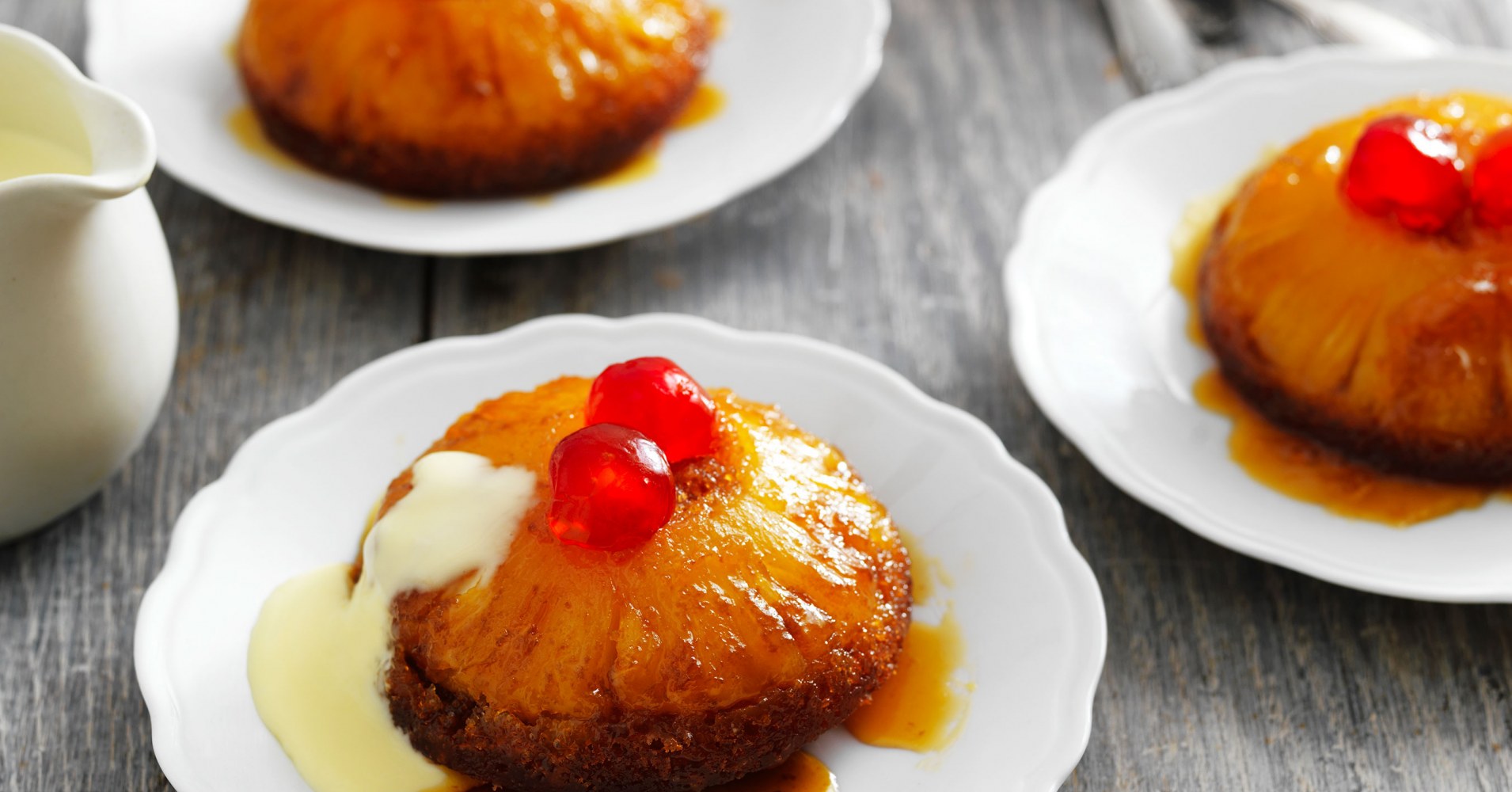 Mini Pineapple Upside Down Cakes Recipe | myfoodbook