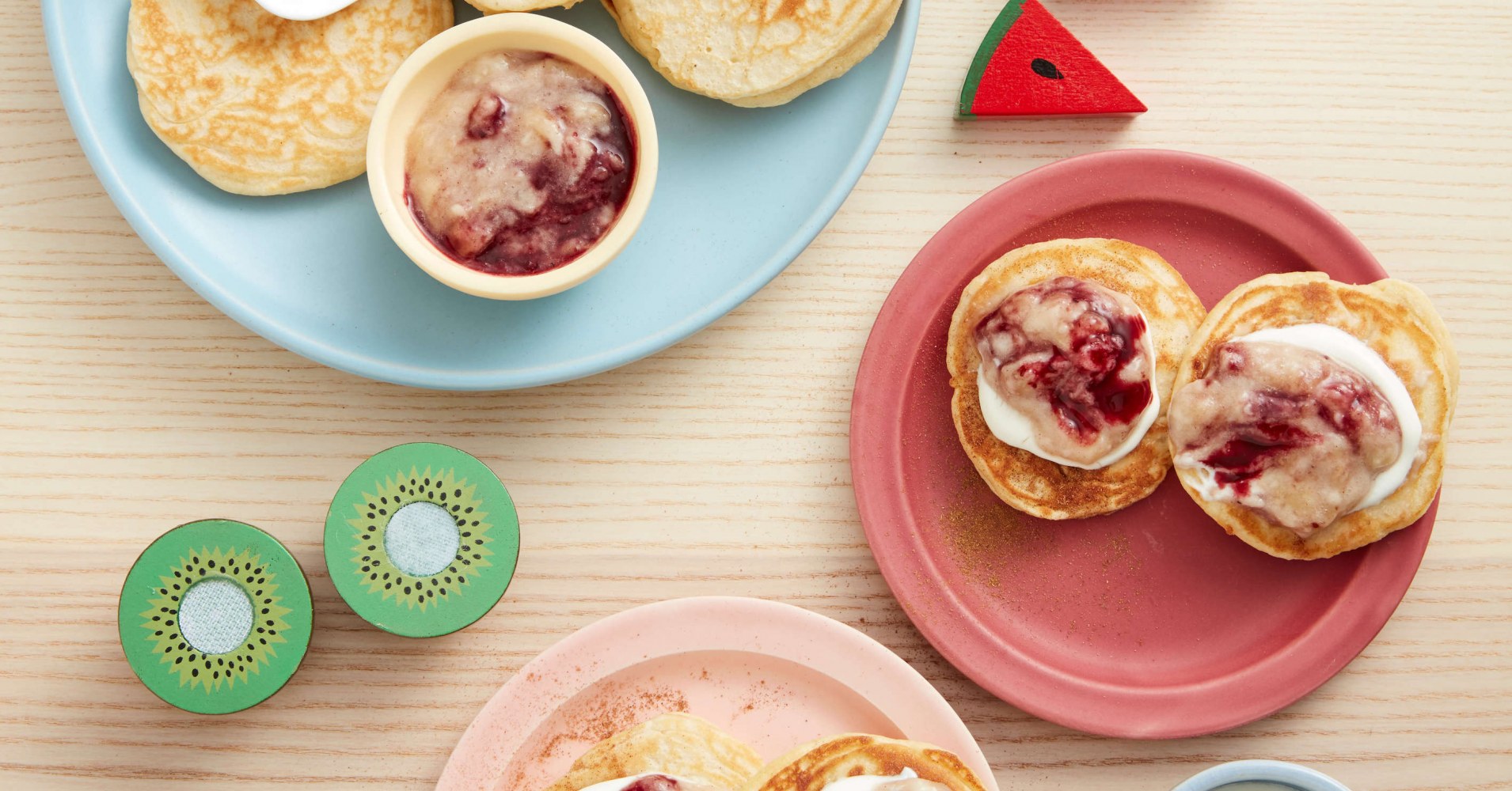 Mini Almond Pancakes Recipe | myfoodbook