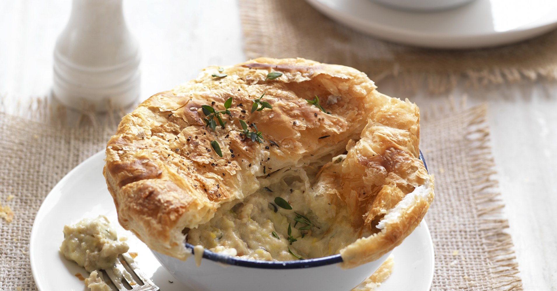 Chicken, Leek and Mushroom Pies Recipe | myfoodbook