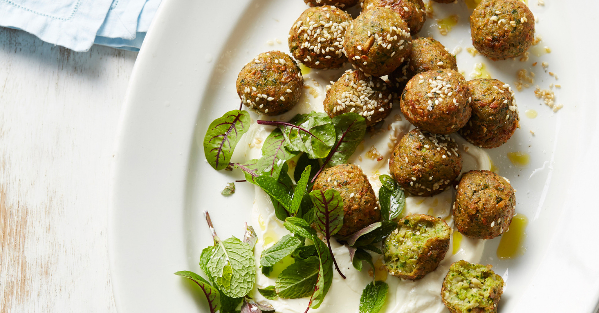Mushroom and Halloumi Falafel Recipe | myfoodbook | Healthy mushroom recipes
