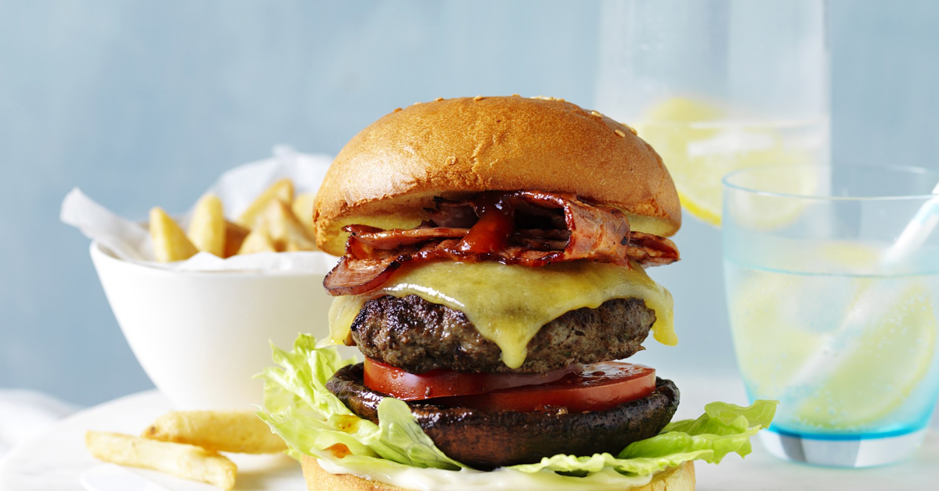 Portobello Mushroom Recipe | myfoodbook | How to make a portobello mushroom burger