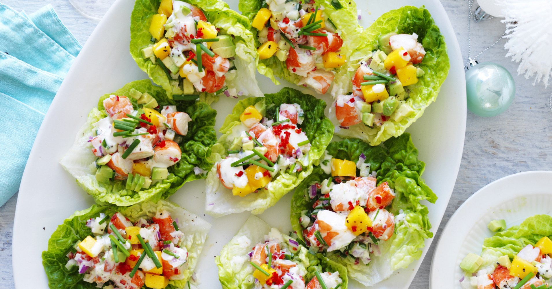 Avocado, Mango and Chilli Prawn Cups Recipe | myfoodbook | Prawn appetiser recipe