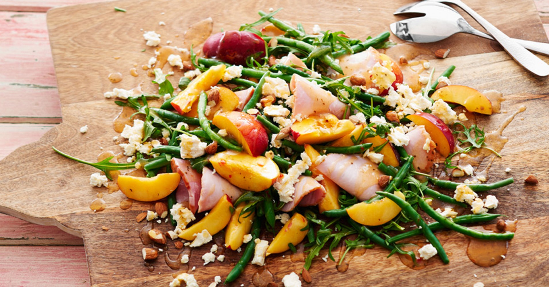 Nectarine Christmas Salad Recipe | myfoodbook