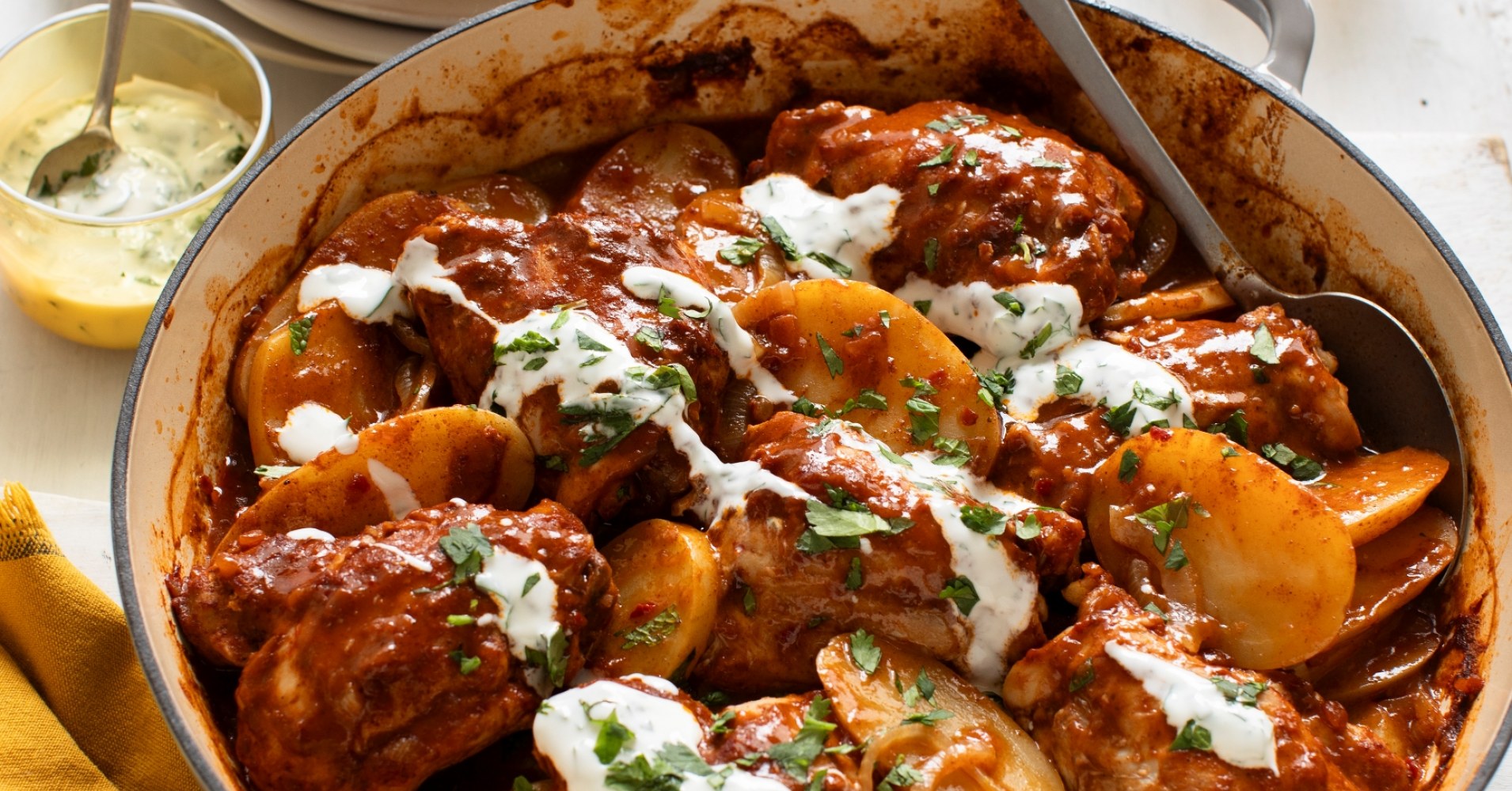One Pan Chicken and Potato Vindaloo