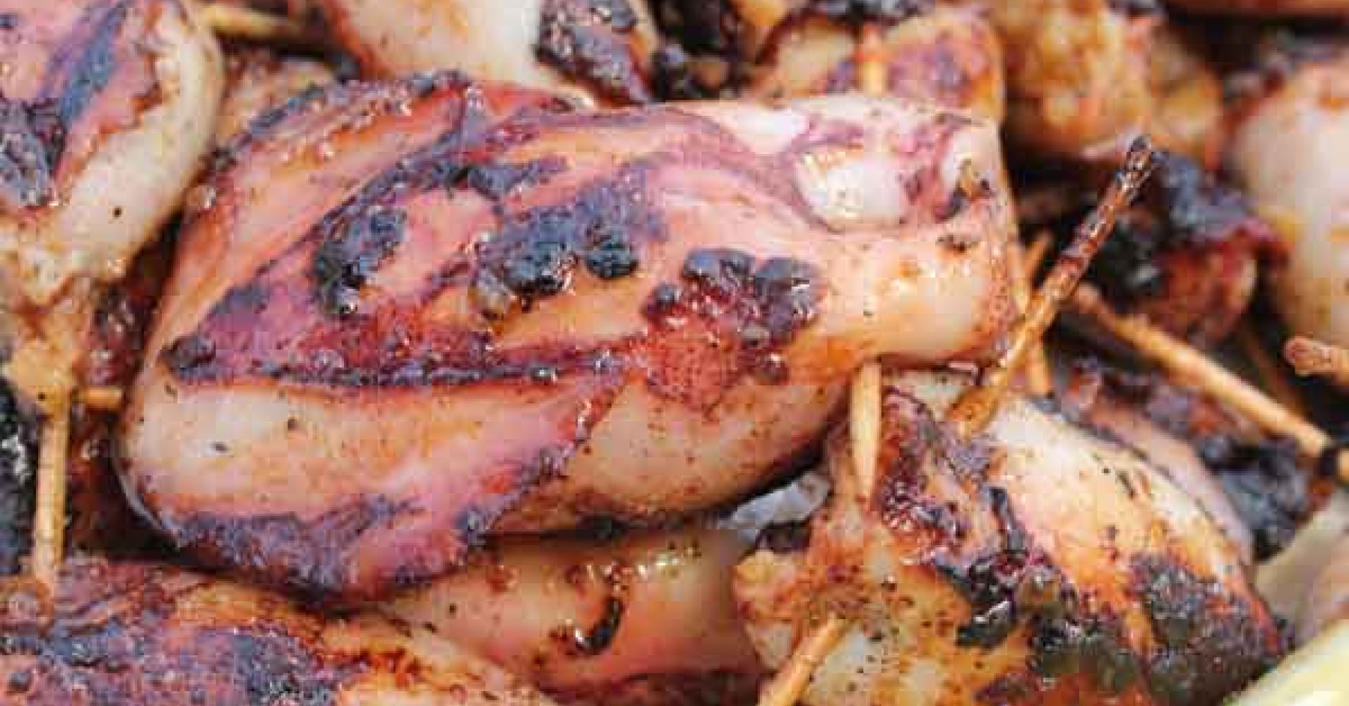 Italian Barbequed stuffed baby squid Recipe | myfoodbook