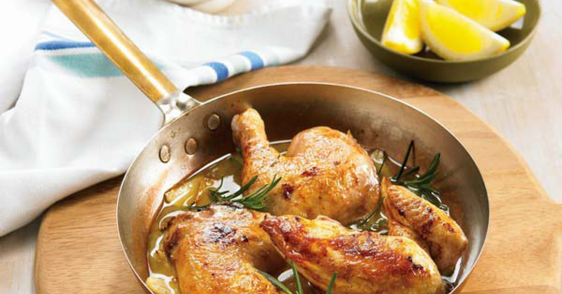 Whole Roasted Spatchcock With Rosemary And Thyme Pomme Salardaise Recipe | myfoodbook | Spatchcock c