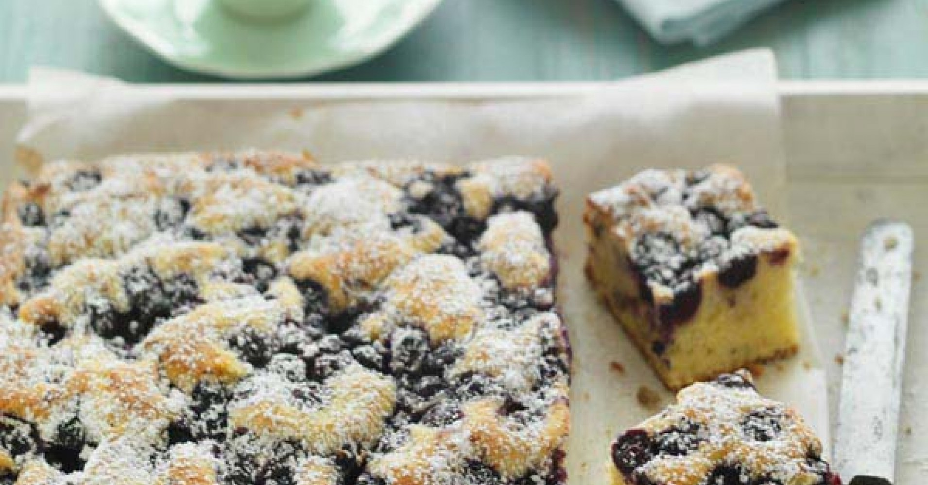 Blueberry & Walnut Tea Cake Recipe | myfoodbook | Creative Gourmet recipes