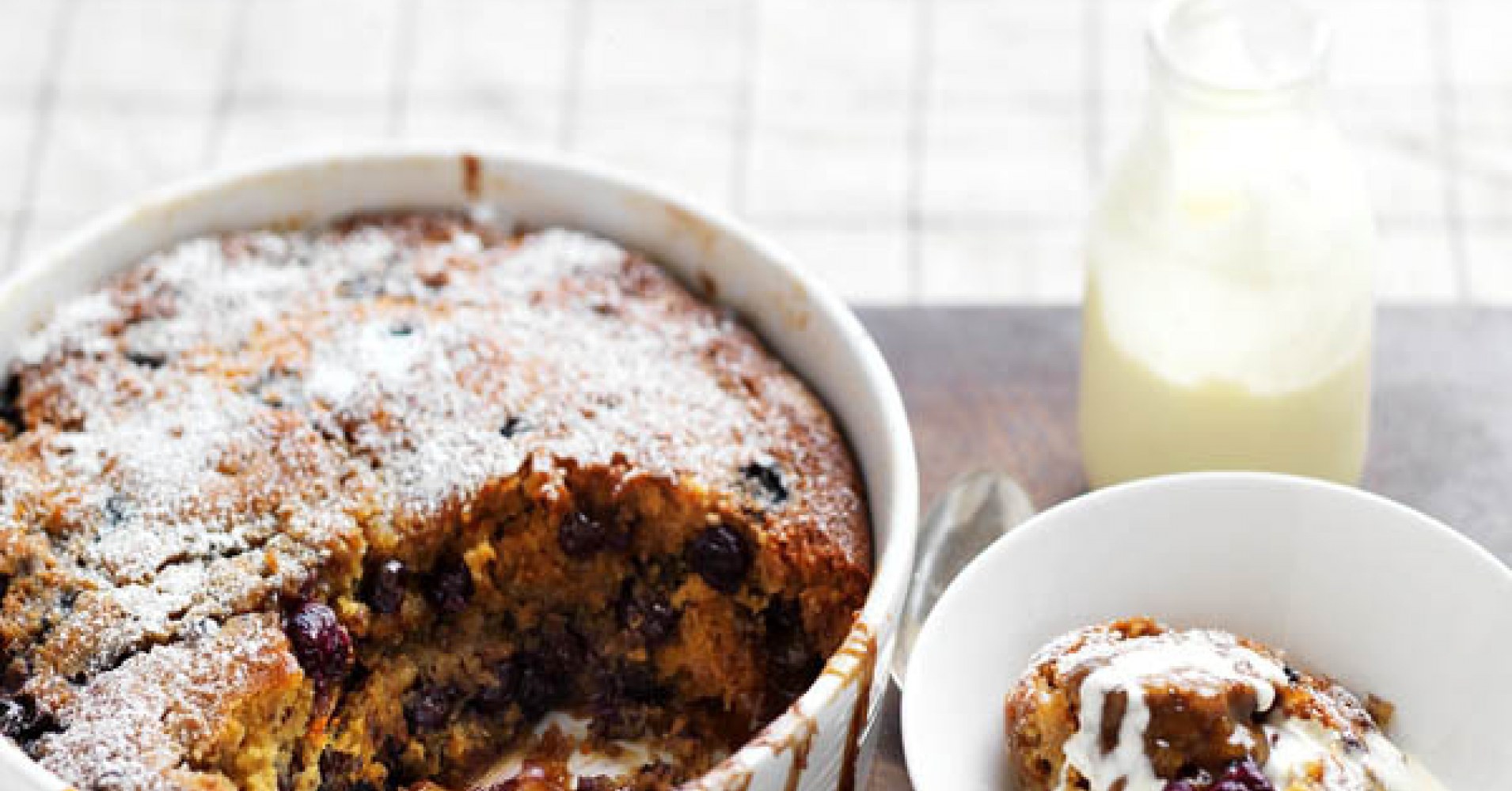 Blueberry, Walnut & Golden Syrup Pudding Recipe | myfoodbook | Make a cookbook with Creative Gourmet recipes