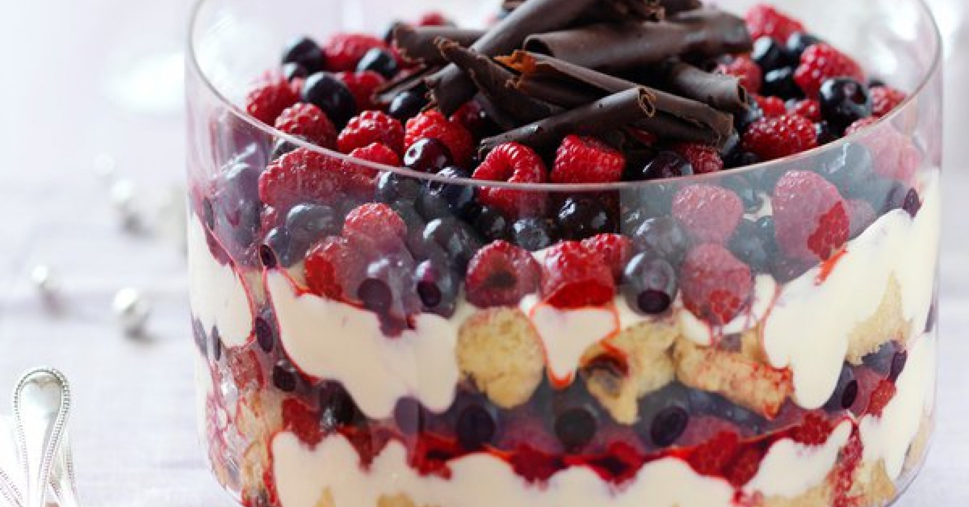 Berry, Chocolate & Panettone Trifle Recipe | myfoodbook