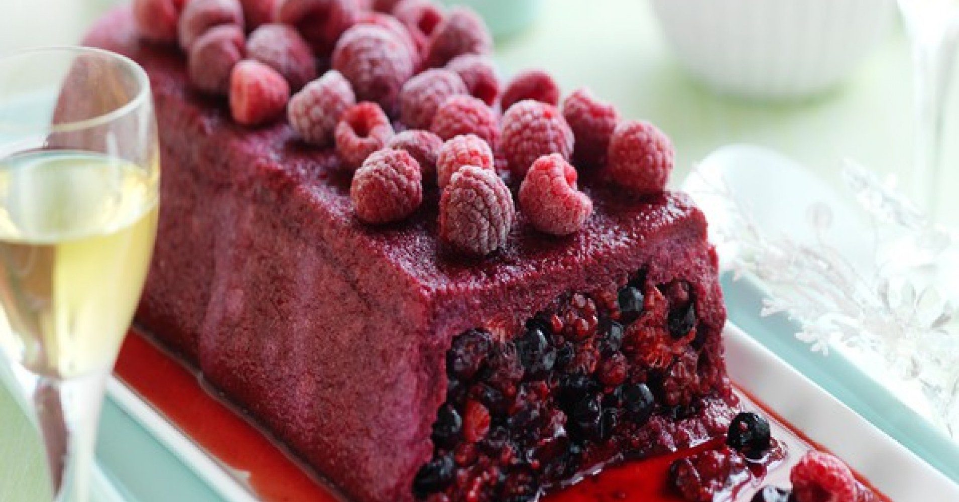 Summer Berry Pudding with Mascarpone Cream Recipe | myfoodbook | Make a cookbook with Creative Gourm