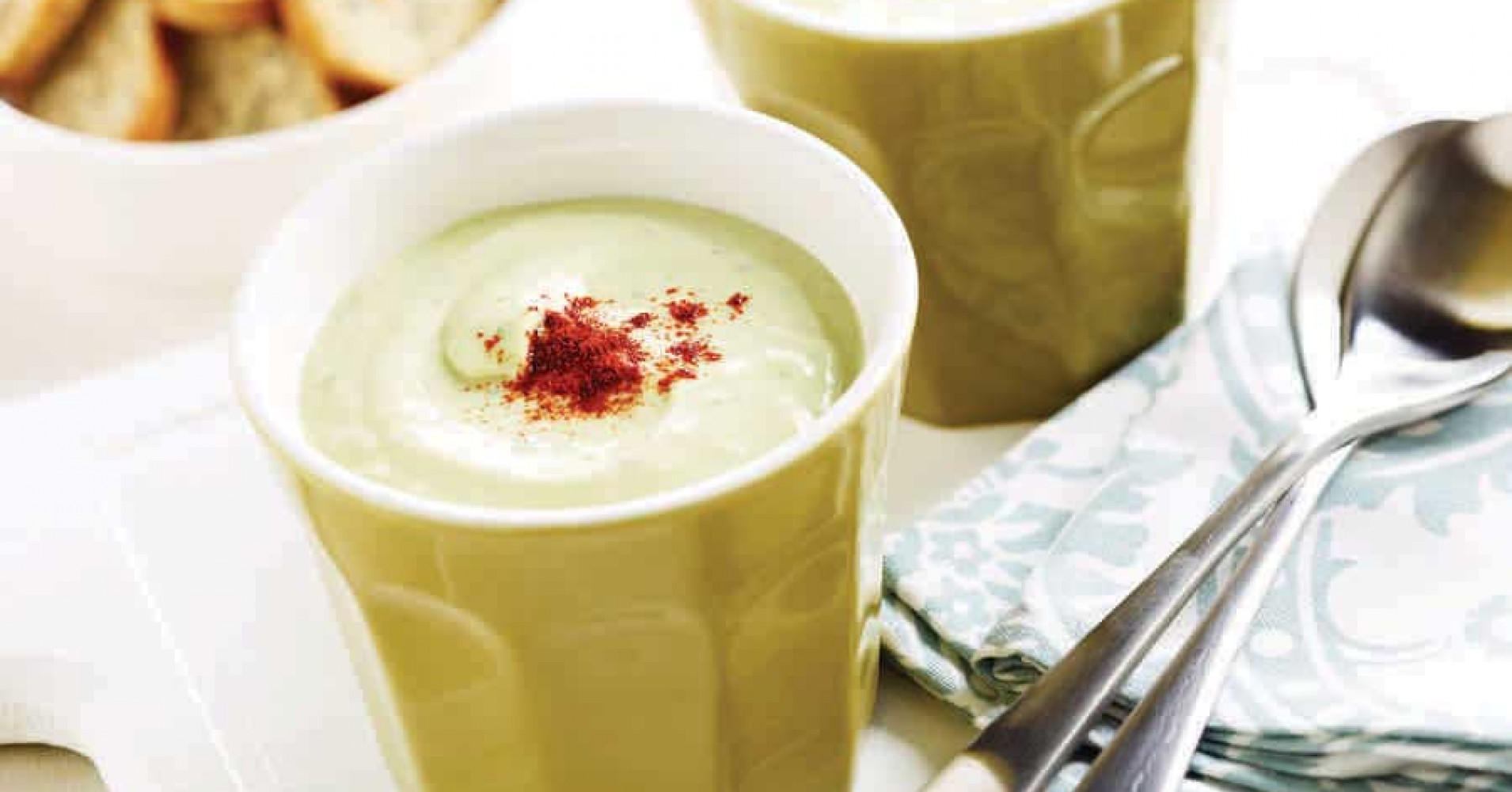 Chilled Avocado Soup Recipe | myfoodbook