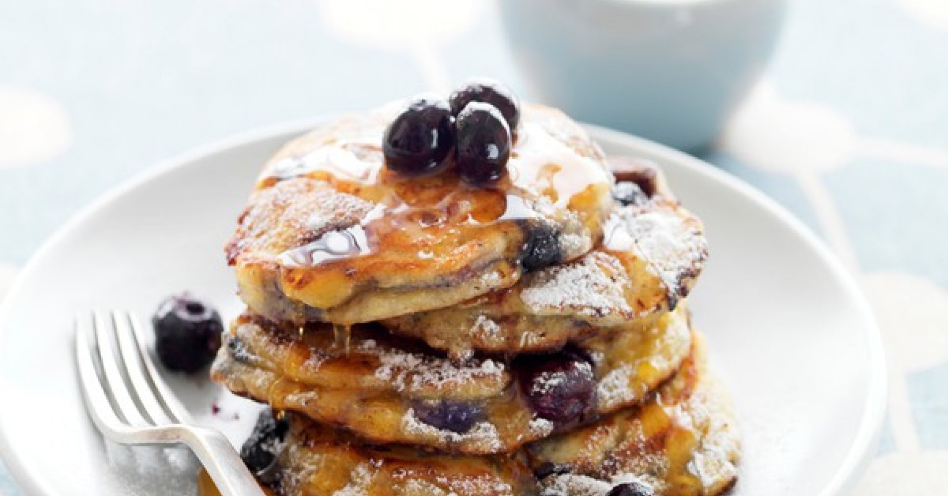 Blueberry & Ricotta Hotcakes Recipe | myfoodbook | Make a cookbook with Creative Gourmet recipes