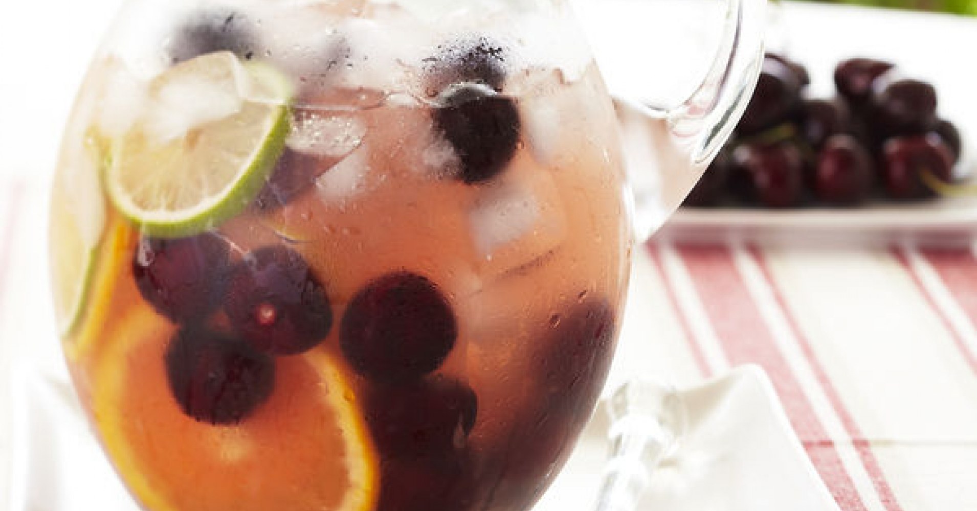 Cherry Sangria Recipe | myfoodbook
