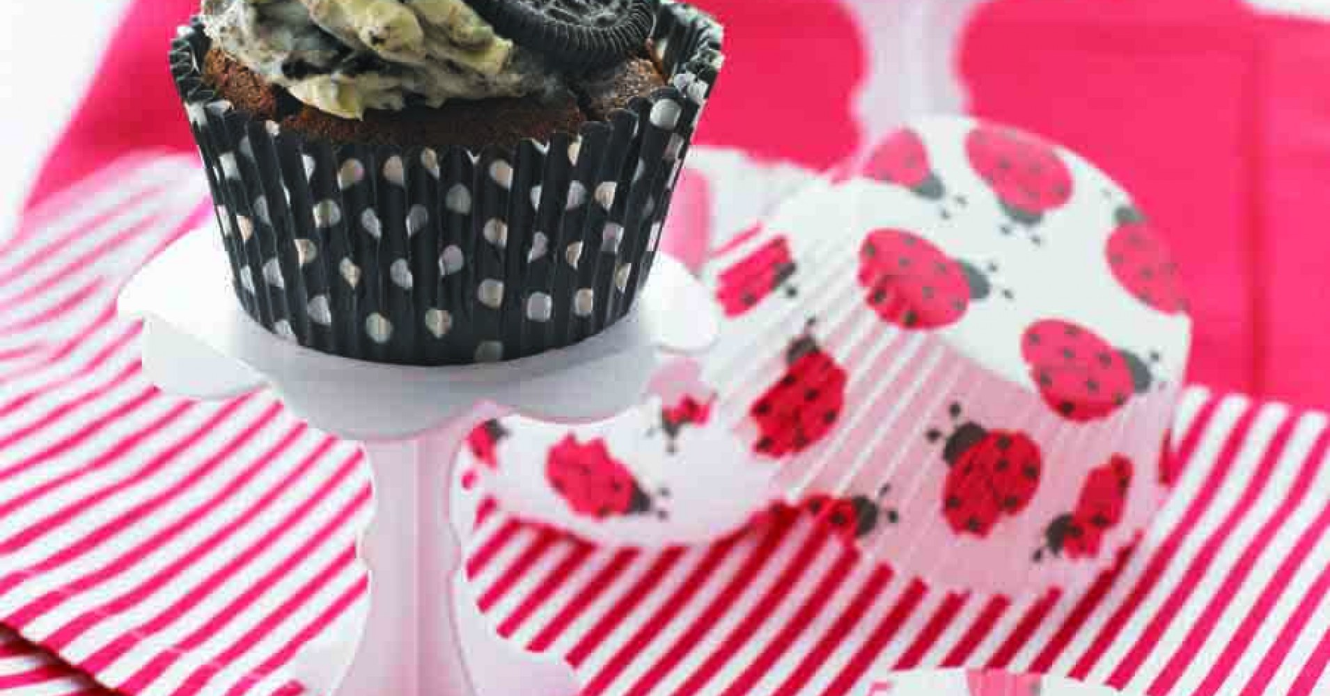 OREO Black Bottom Cupcakes with OREO Cream Recipe | myfoodbook | Make a cookbook with Cadbury Kitche