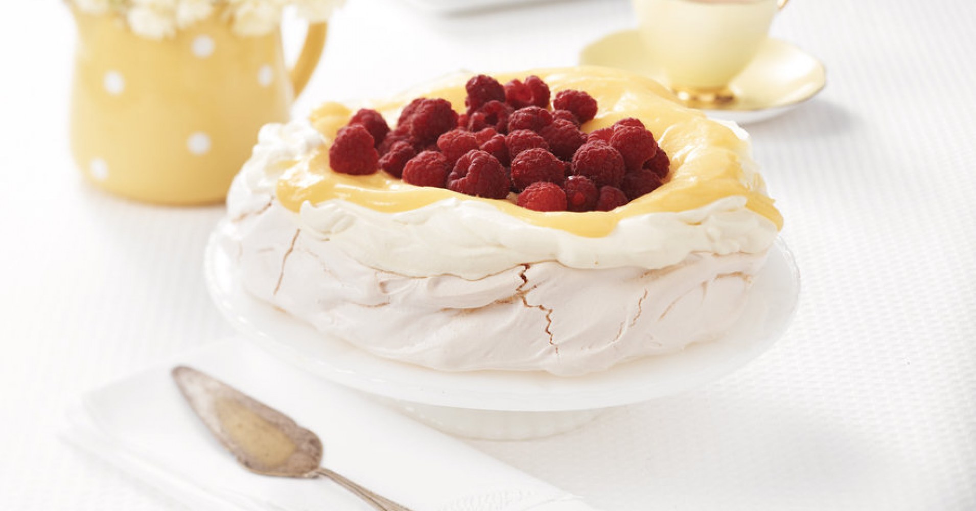 Lemon Meringue Pavlova Recipe | myfoodbook | Perfect Christmas Pavlova