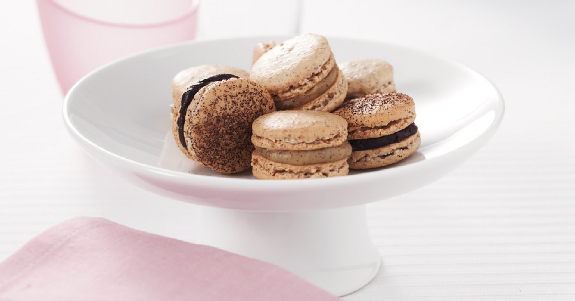 Hazelnut and Espresso Macarons Recipe | myfoodbook