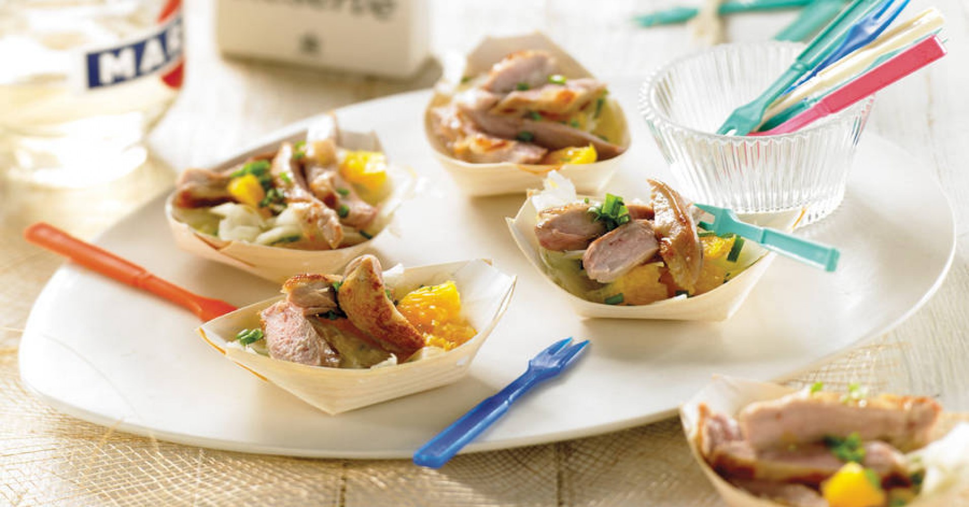 Caramelised Quail with Orange and Fennel Salad Recipe | myfoodbook