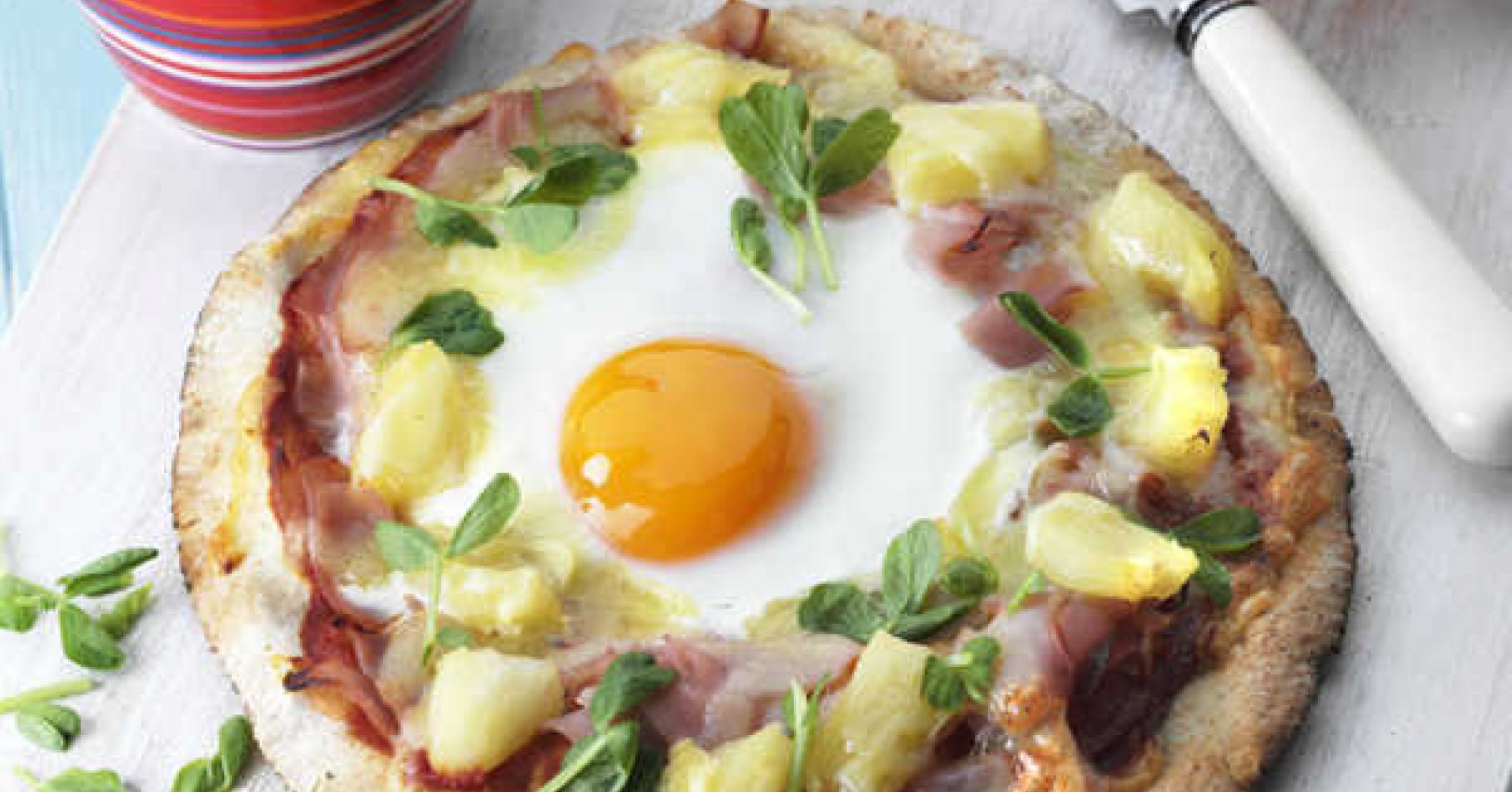 Egg Pita Pizzas Recipe | myfoodbook