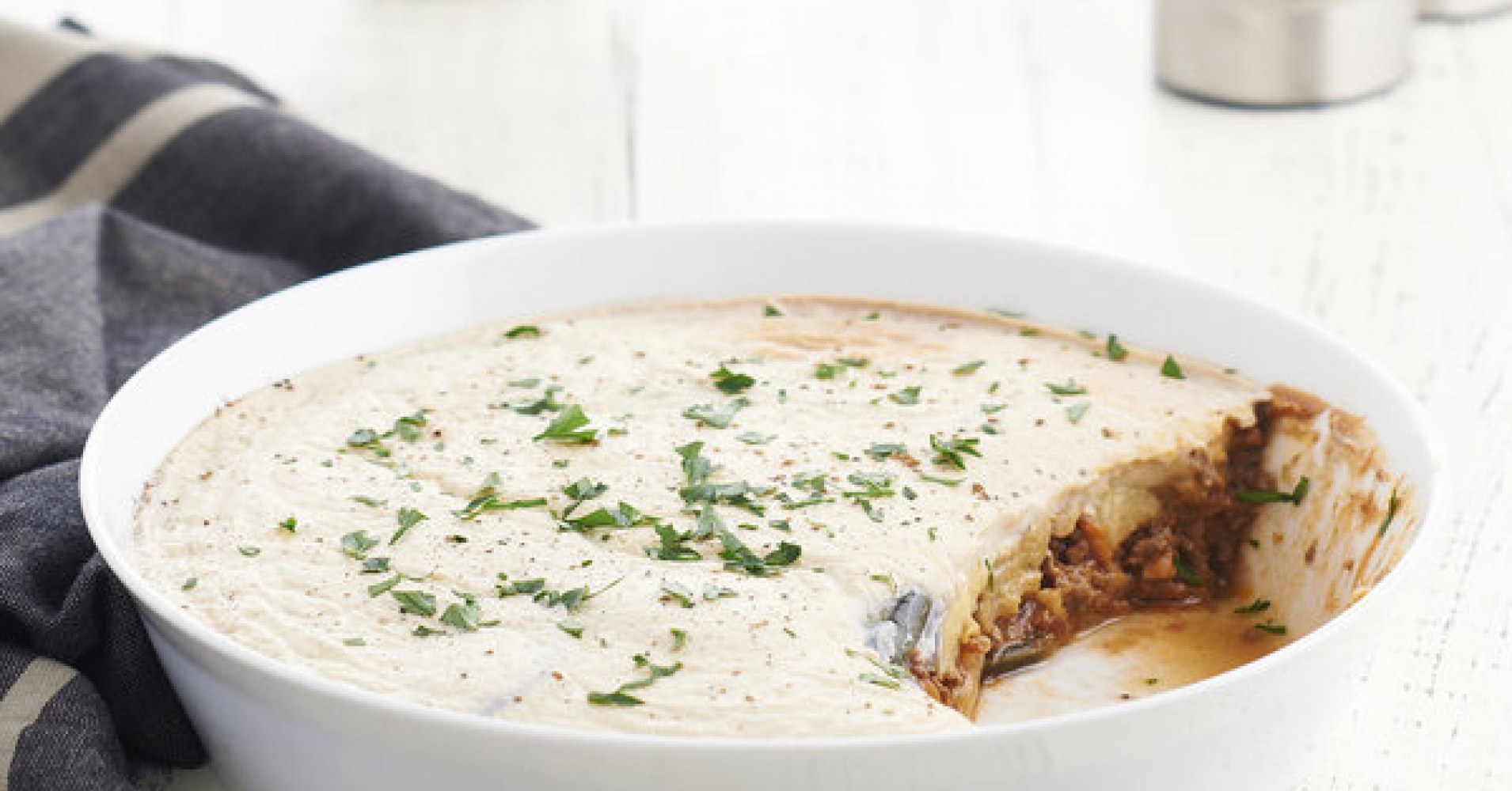 Family Style Moussaka Recipe | myfoodbook