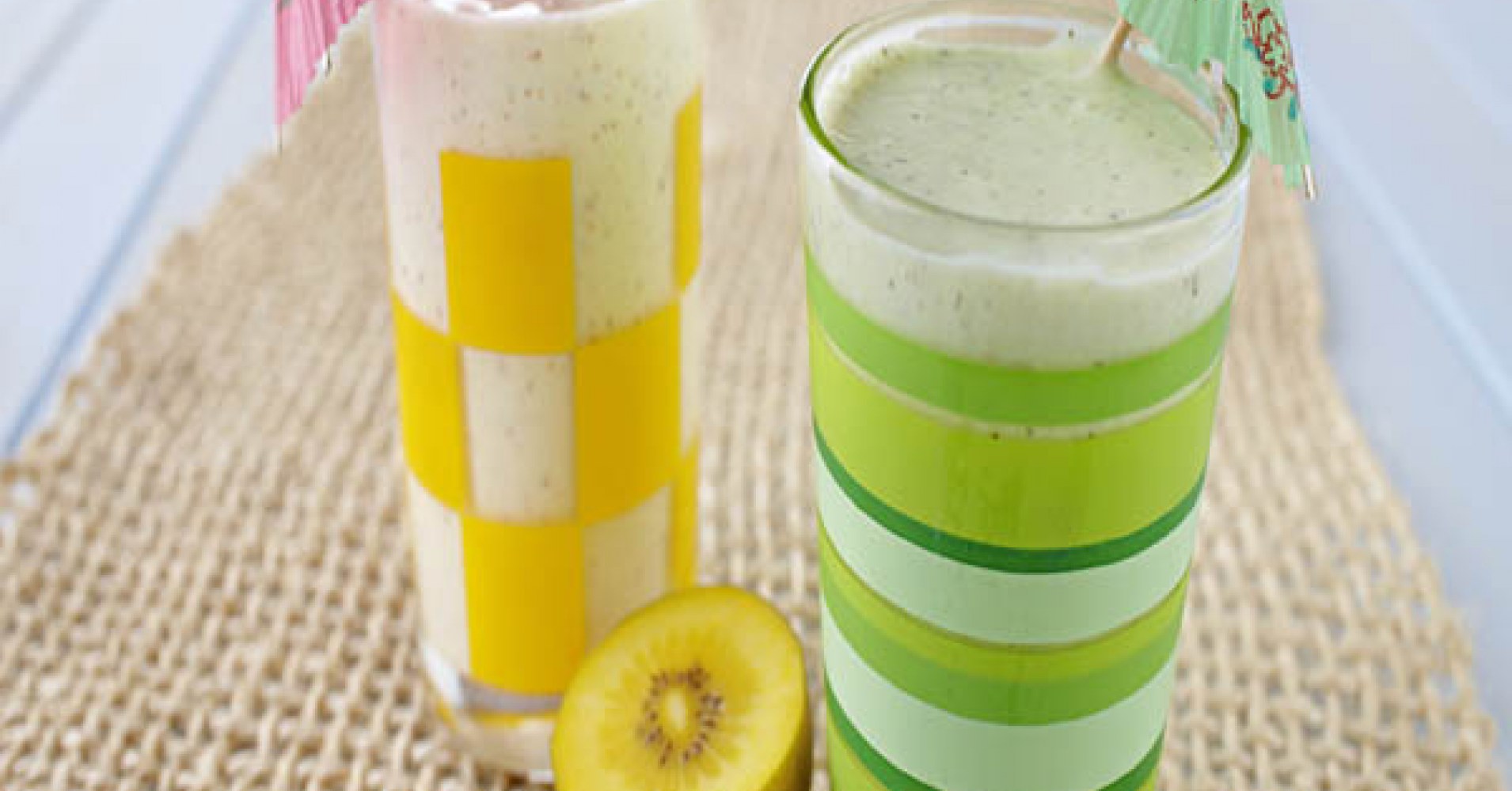 Kiwi Lassi Recipe | myfoodbook | Easy cocktails without alcohol