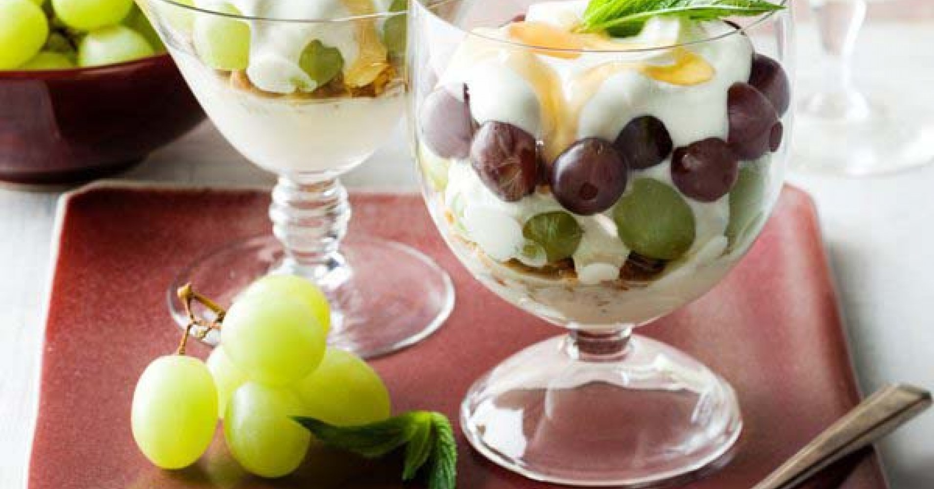 Grape Parfait Recipe | myfoodbook