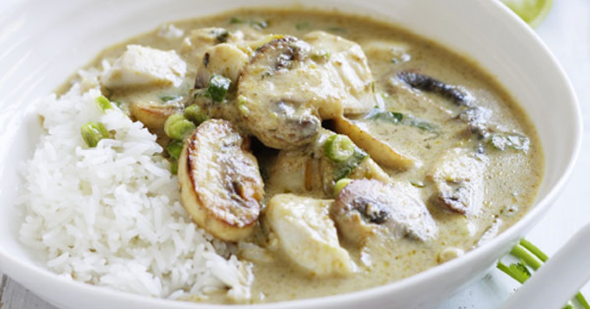 Thai Mushroom & Fish Curry Recipe | myfoodbook