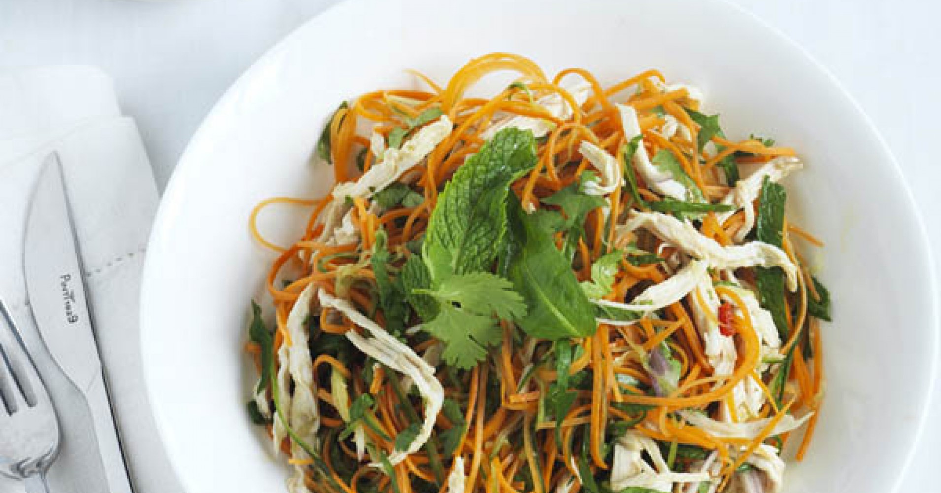 Spicy Chicken Vietnamese Salad Recipe | myfoodbook