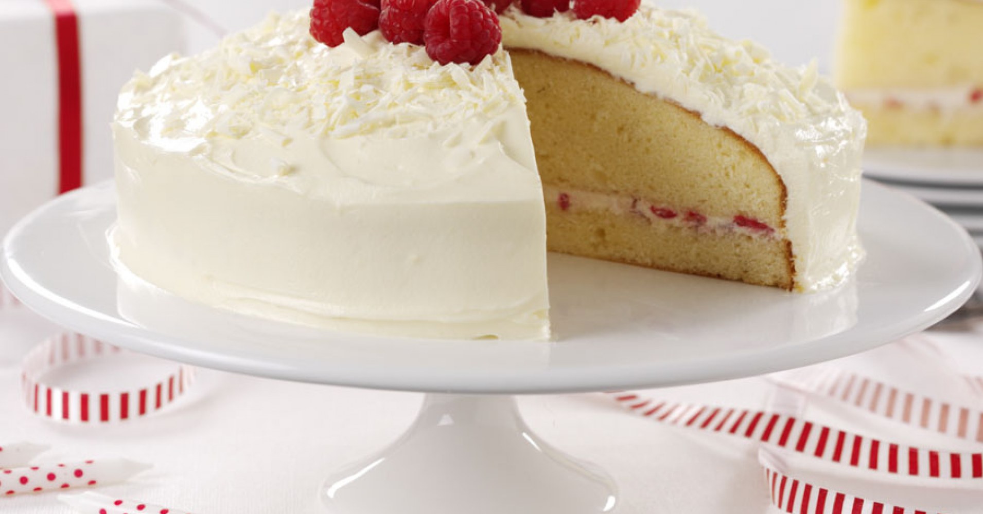 White Chocolate And Raspberry Cake Recipe | myfoodbook