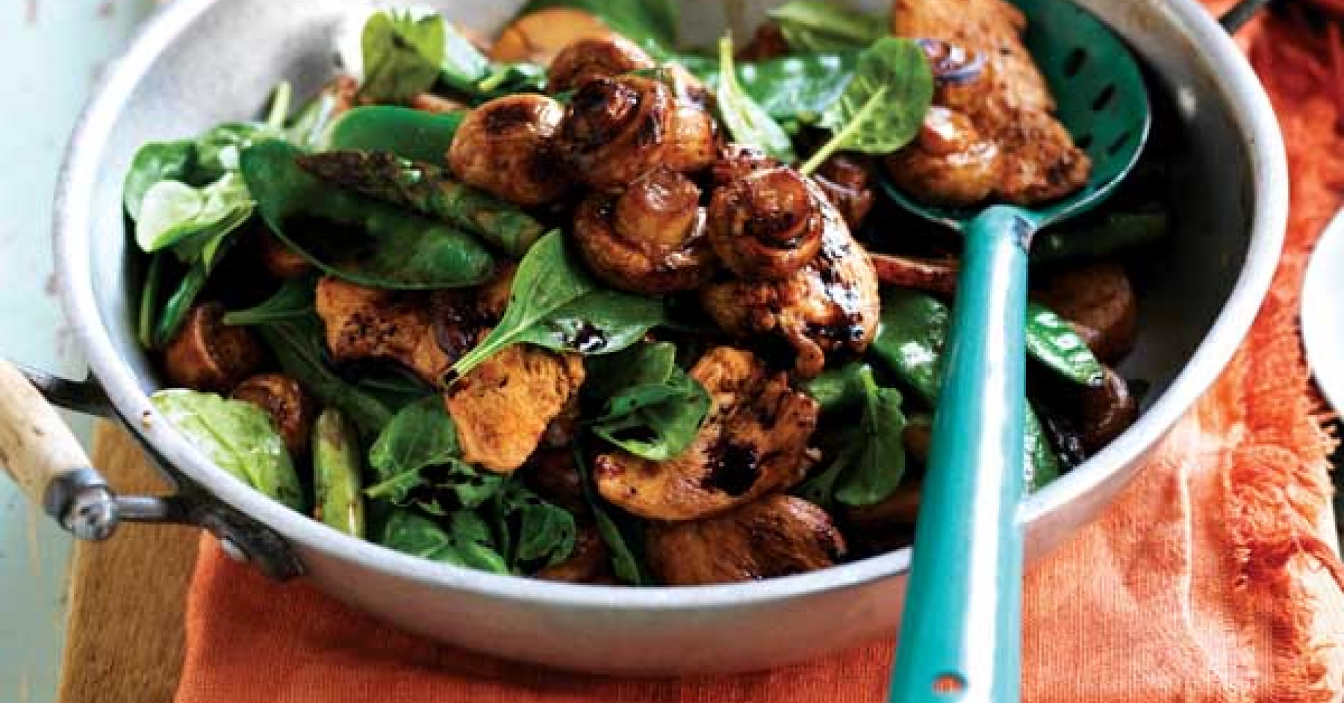 Mushroom & Lemongrass Chicken Stir-Fry Recipe | myfoodbook | Make a Mushrooms cookbook with healthy 