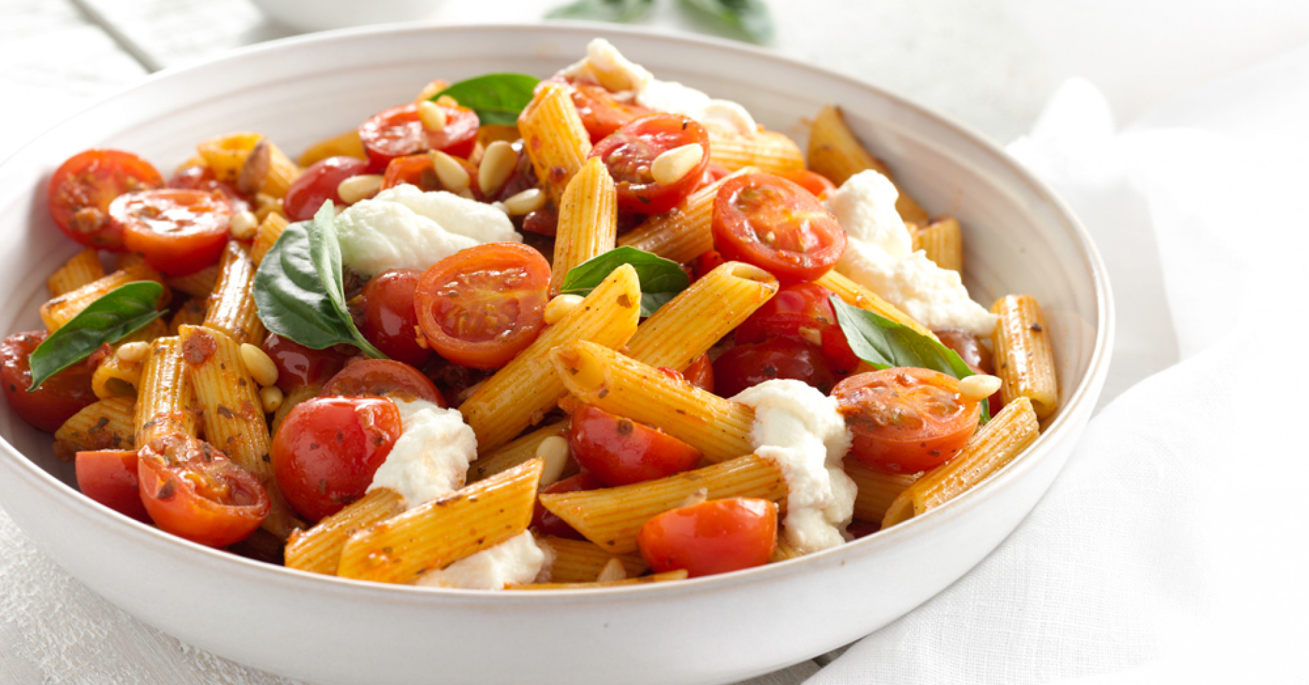 Penne with Ricotta & Summer Tomato Pesto Recipe | myfoodbook | Make a cookbook with Perfect Italiano