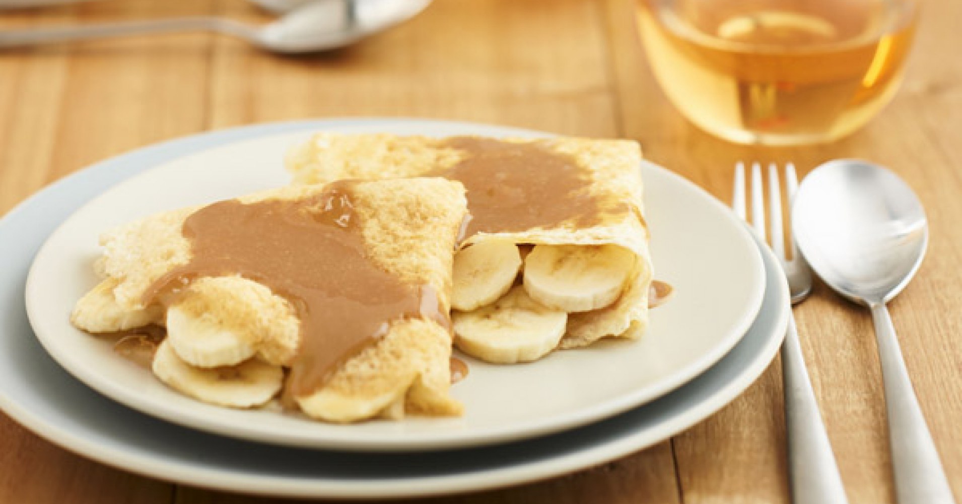 Crepes with Bananas and Caramel Sauce Recipe | myfoodbook | Vitasoy recipe ideas