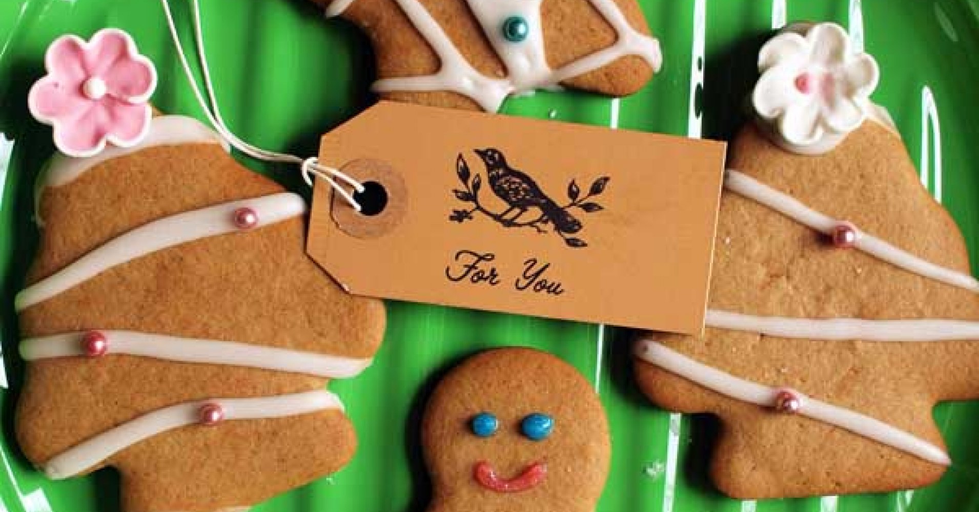Gingerbread Biscuits with Honey Icing Recipe | myfoodbook