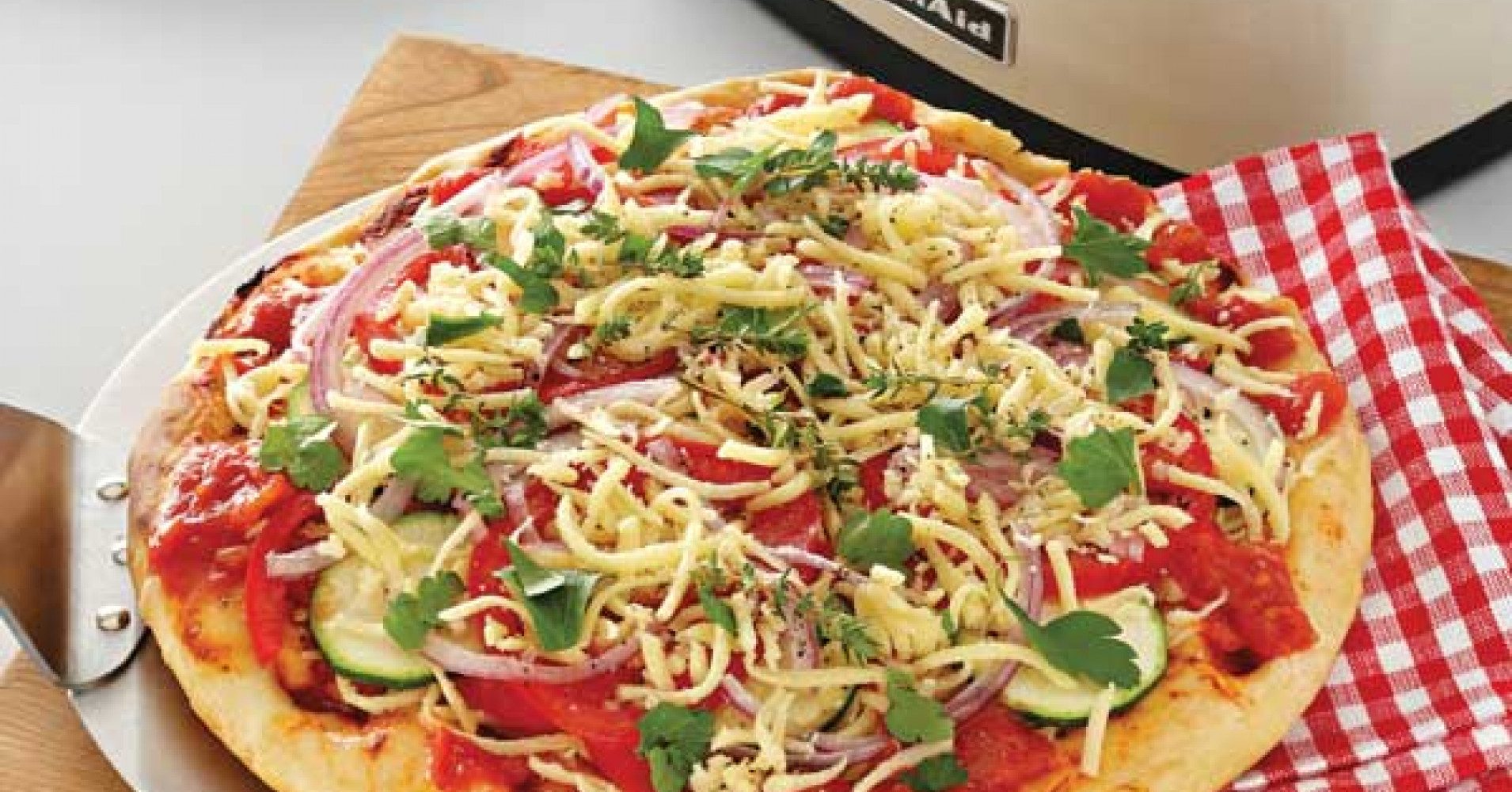 Vegetarian Pizza Recipe | myfoodbook