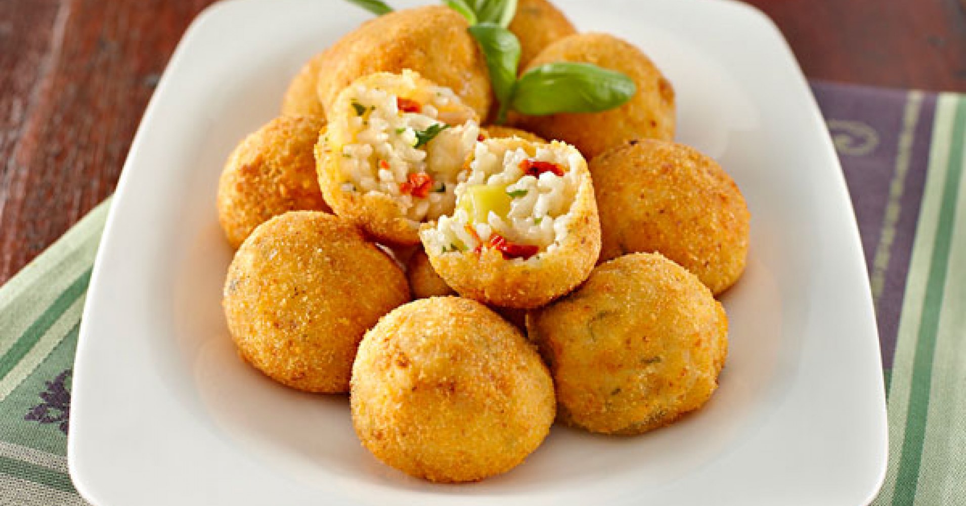 Mini Herbed Arancini Recipe | myfoodbook | How to make arancini