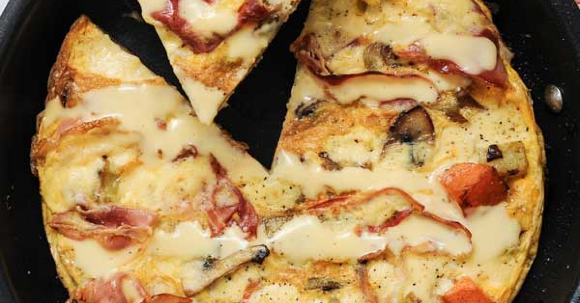 Breakfast Frittata with Hollandaise Sauce Recipe | myfoodbook