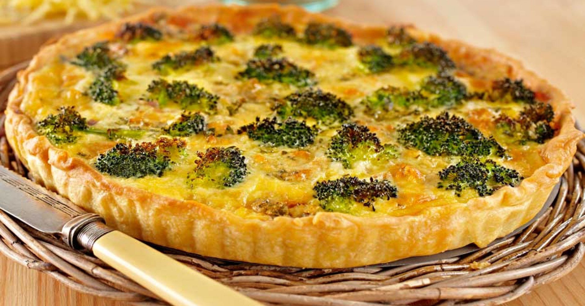 Bacon, Blue Cheese and Broccoli Tart Recipe myfoodbook Make a