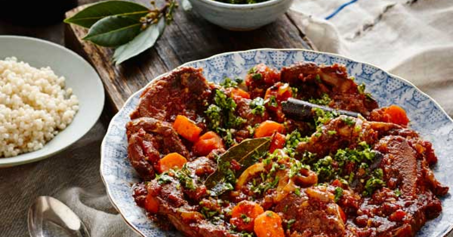 Asian Osso Bucco with Coriander Gremolata Recipe | myfoodbook | Modern recipe for Osso Bucco