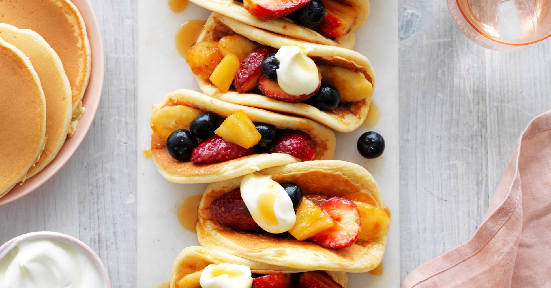 Pancake Tacos Recipe | myfoodbook