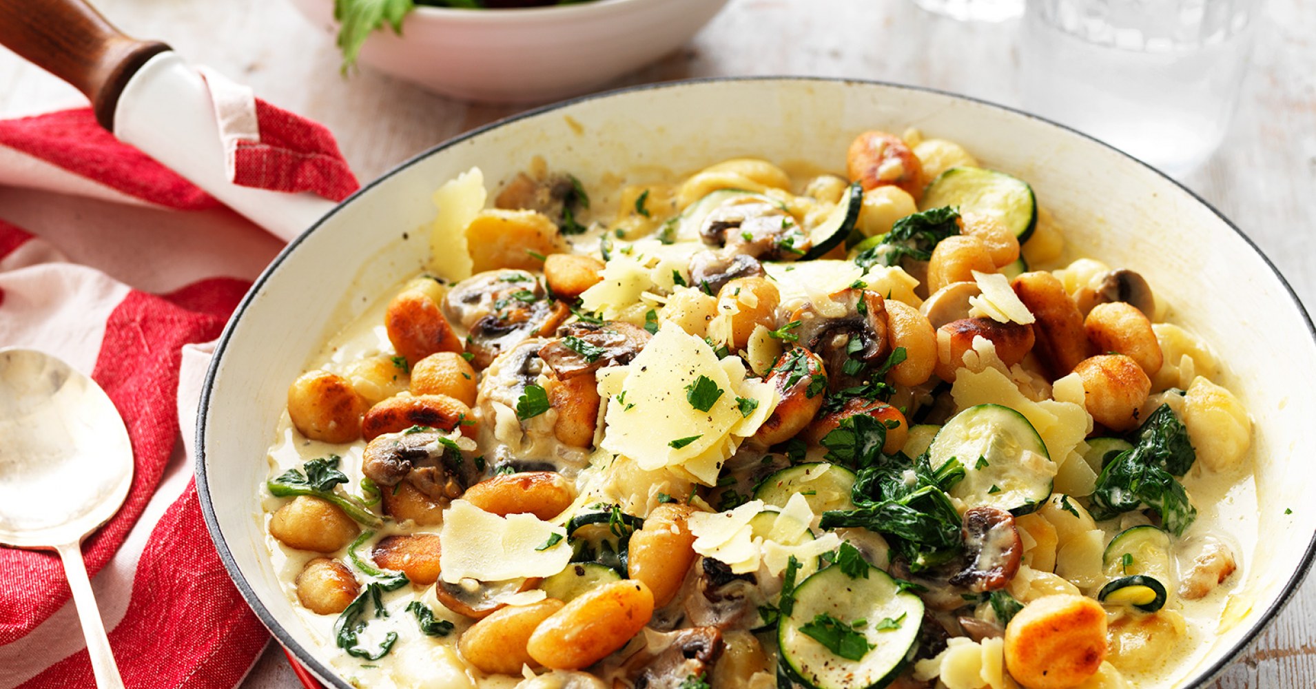 Creamy Mushroom Gnocchi Recipe | myfoodbook