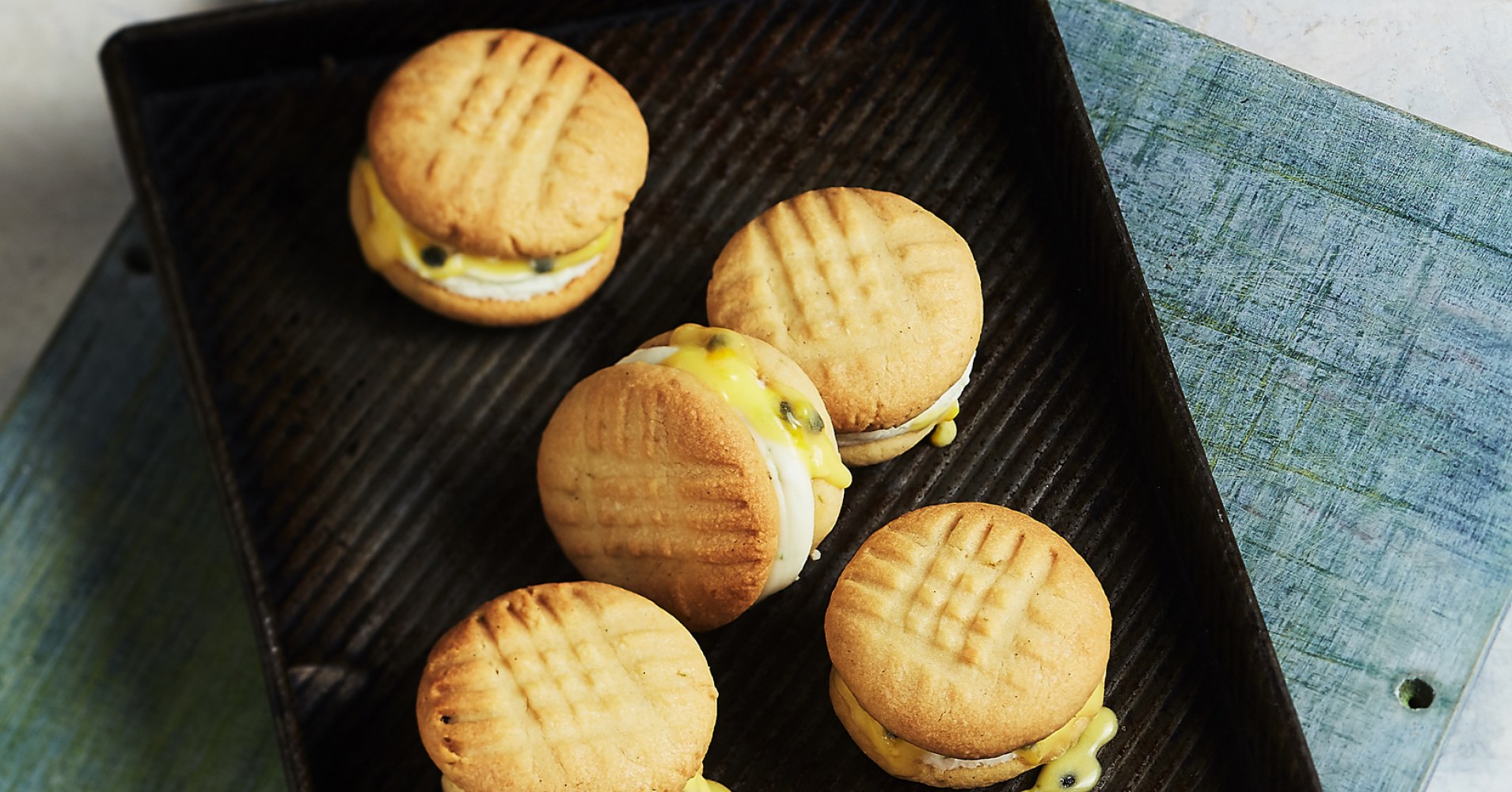 Passionfruit Melting Moments Recipe | myfoodbook